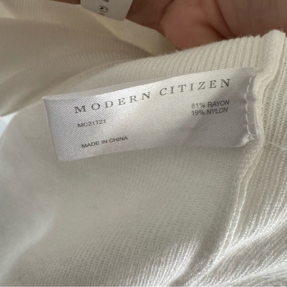 Modern Citizen Cream Women's Blouse - Picture 4 of 4